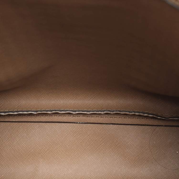 Pre Owned MICHAEL Michael Kors Medium Brown Leather Tote