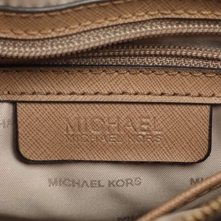 Pre Owned MICHAEL Michael Kors Medium Brown Leather Tote
