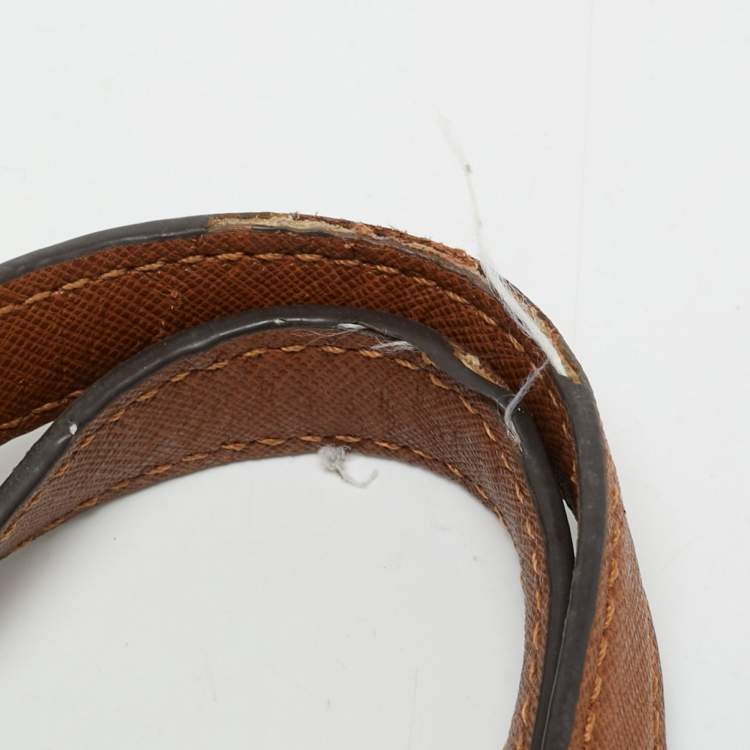 Pre Owned MICHAEL Michael Kors Cynthia Small Brown Saffiano Leather Tote