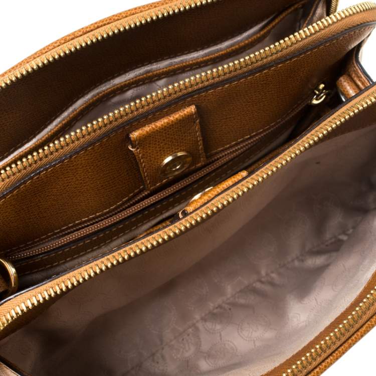 Pre Owned Michael Michael Kors Brown Leather Satchel