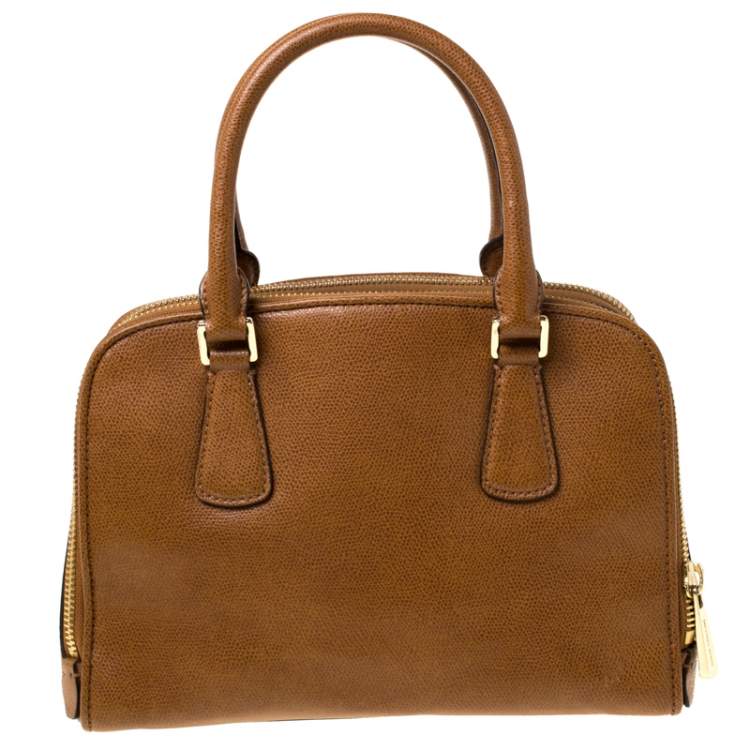 Pre Owned Michael Michael Kors Brown Leather Satchel