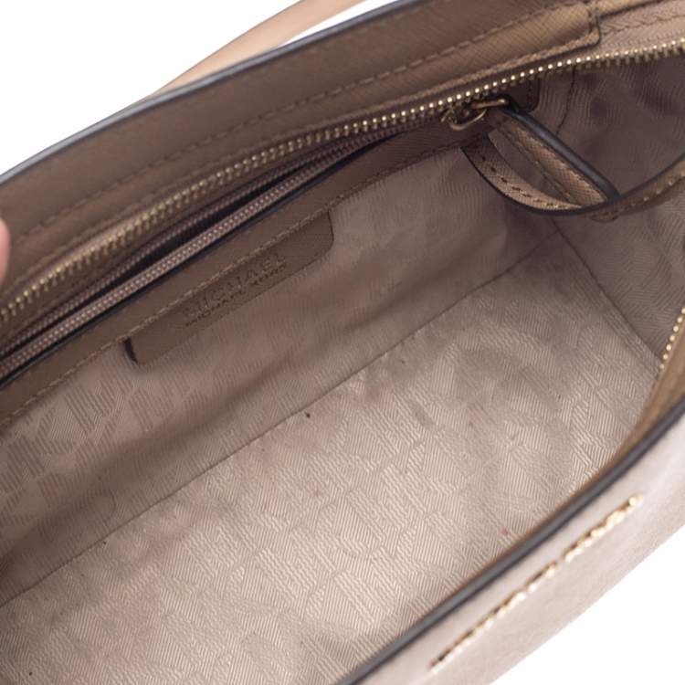 Pre Owned MICHAEL Michael Kors Brown Leather Medium Selma Crossbody Bag 