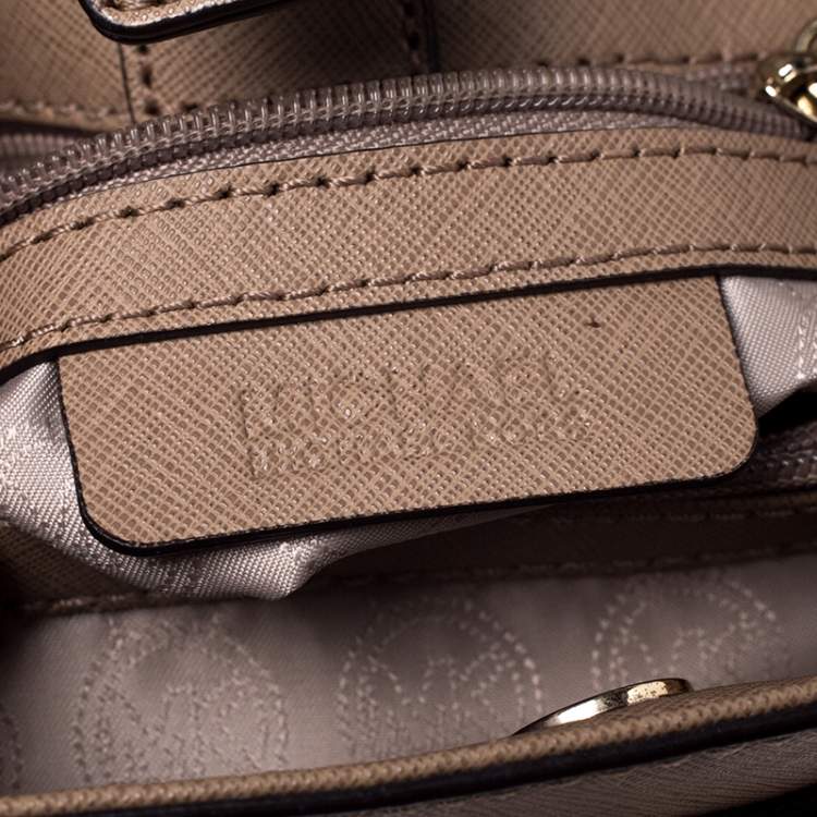 مملوكة مسبقًا MICHAEL Michael Kors Brown Leather Small Hamilton Crossbody Bag