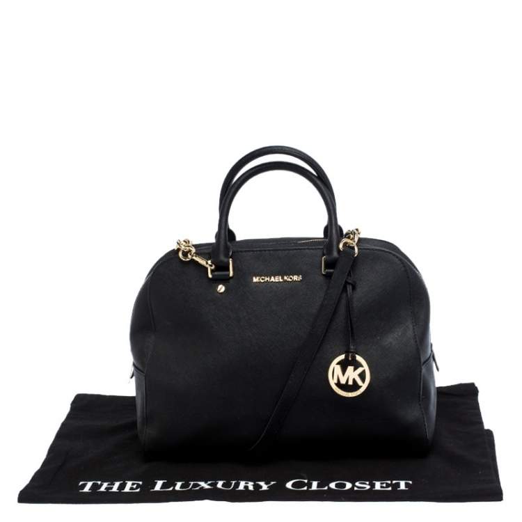Pre Owned MICHAEL Michael Kors Black Chain Satchel