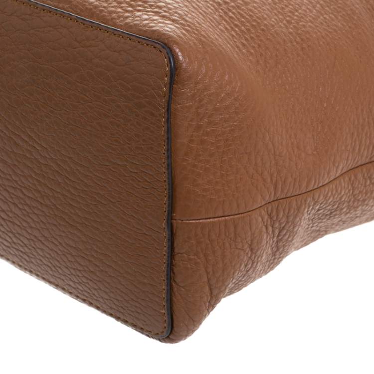 Pre Owned MICHAEL Michael Kors Brown Leather Bedford Tote