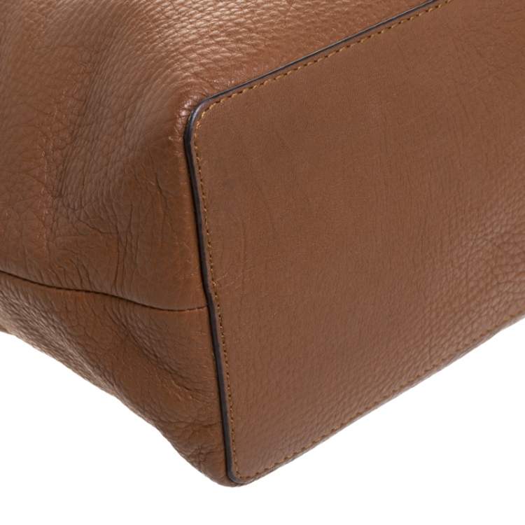 Pre Owned MICHAEL Michael Kors Brown Leather Bedford Tote