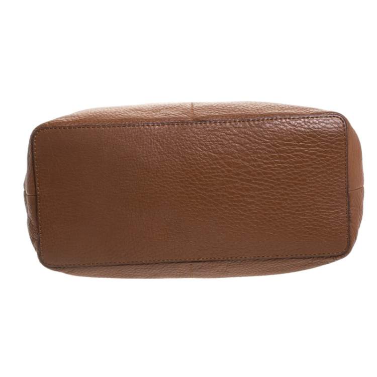 Pre Owned MICHAEL Michael Kors Brown Leather Bedford Tote