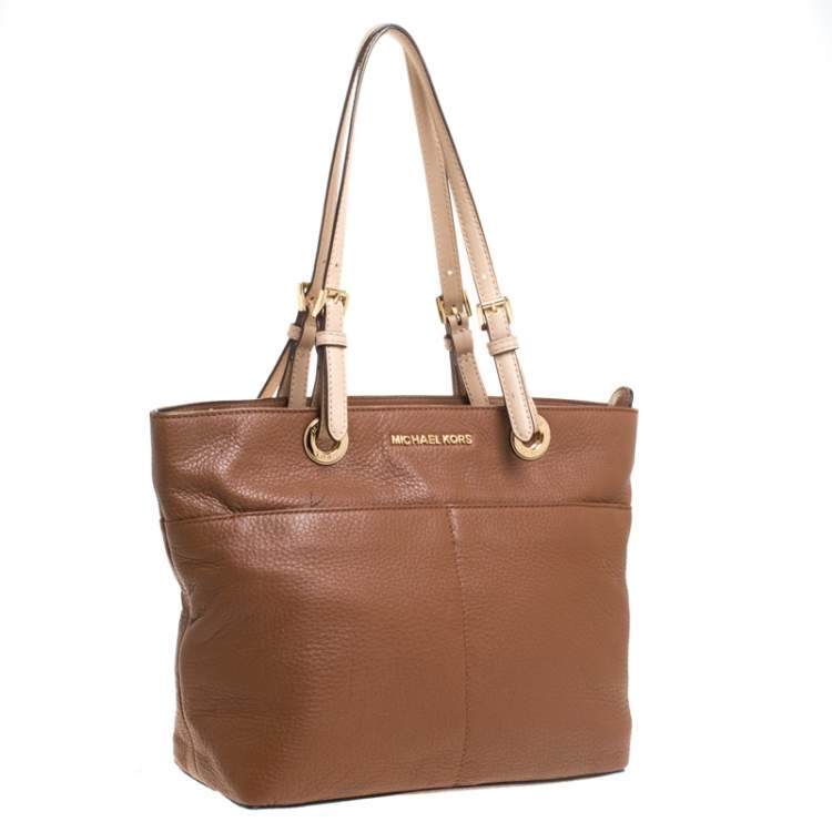 Pre Owned MICHAEL Michael Kors Brown Leather Bedford Tote
