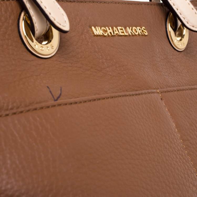 Pre Owned MICHAEL Michael Kors Brown Leather Bedford Tote