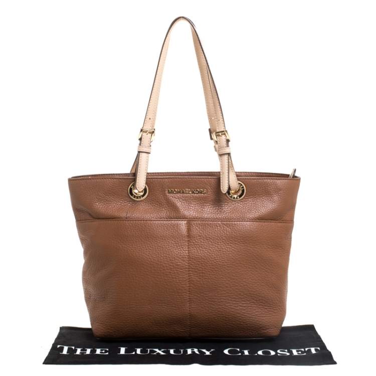 Pre Owned MICHAEL Michael Kors Brown Leather Bedford Tote
