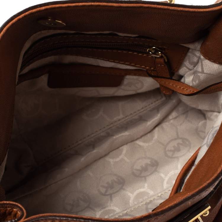 مملوكة مسبقًا MICHAEL Michael Kors Tan Leather Hamilton Tote