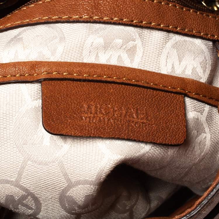 مملوكة مسبقًا MICHAEL Michael Kors Tan Leather Hamilton Tote