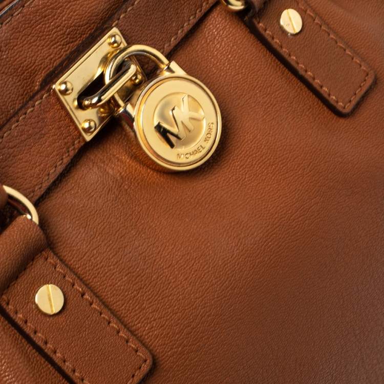 مملوكة مسبقًا MICHAEL Michael Kors Tan Leather Hamilton Tote