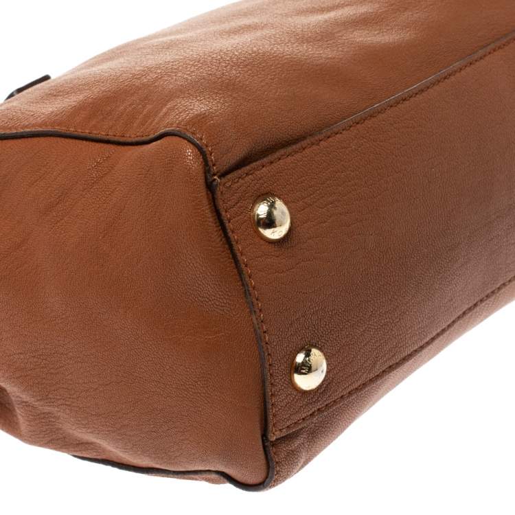 مملوكة مسبقًا MICHAEL Michael Kors Tan Leather Hamilton Tote