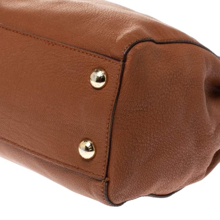 مملوكة مسبقًا MICHAEL Michael Kors Tan Leather Hamilton Tote