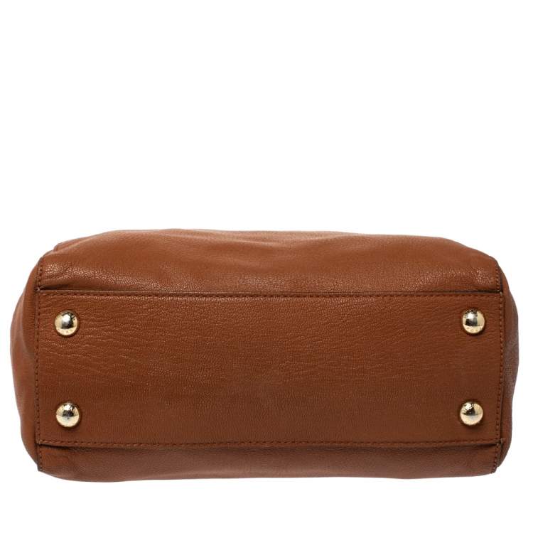مملوكة مسبقًا MICHAEL Michael Kors Tan Leather Hamilton Tote