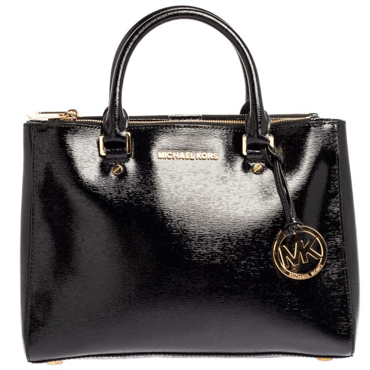 michael kors patent leather handbag
