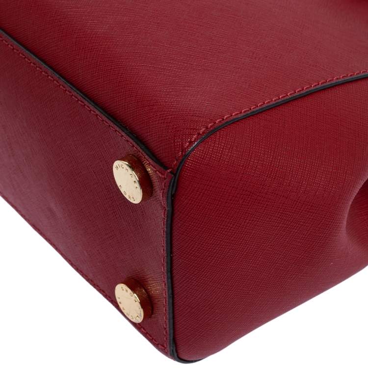 مملوكة مسبقًا Michael Michael Kors Red Leather Sutton Tote