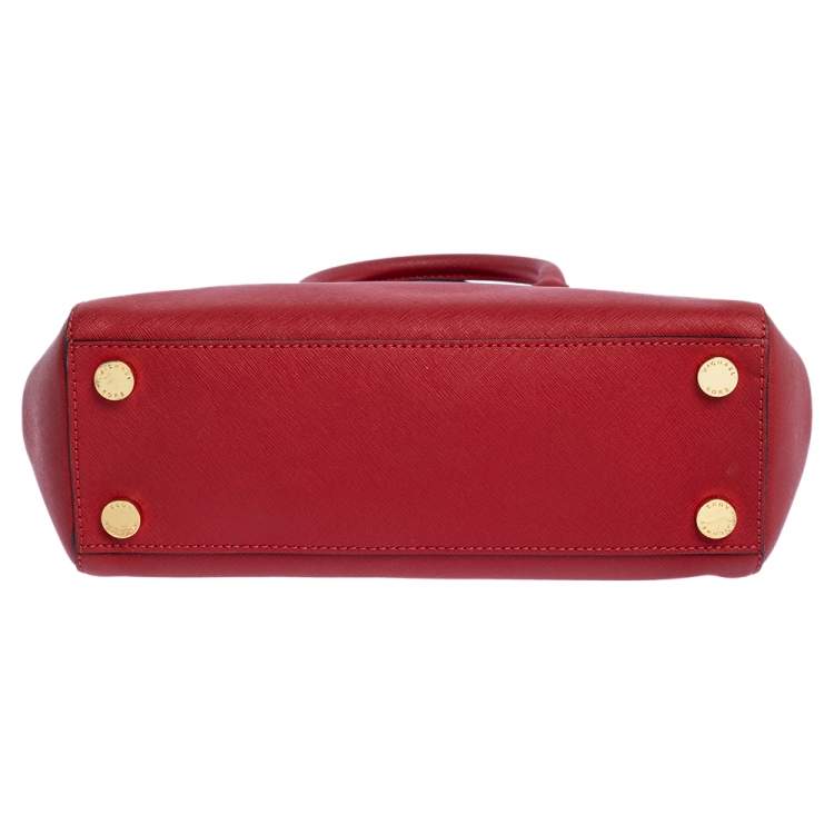 مملوكة مسبقًا Michael Michael Kors Red Leather Sutton Tote