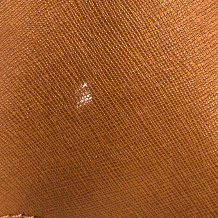 Pre Owned MICHAEL Michael Kors Tan Leather Jet Set Travel Tote