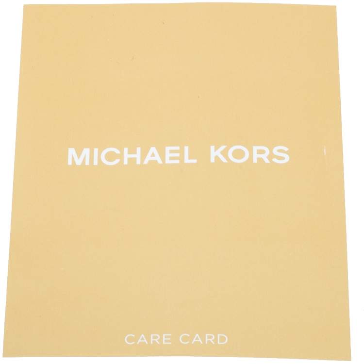 Pre Owned Michael Michael Kors Taupe Leather Large Mercer Tote