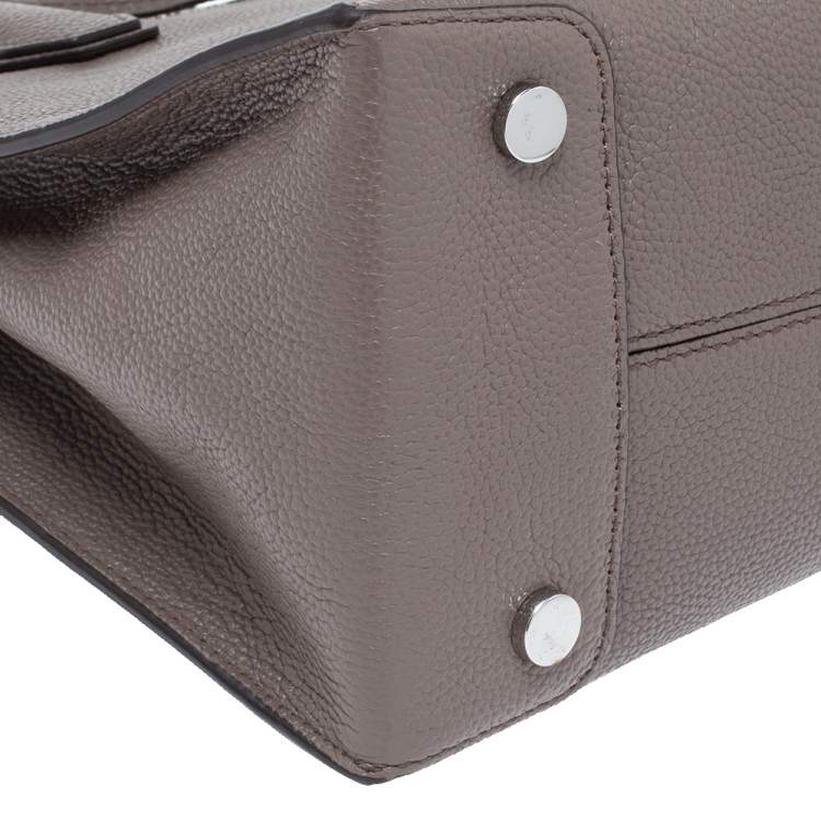 Pre Owned Michael Michael Kors Taupe Leather Large Mercer Tote