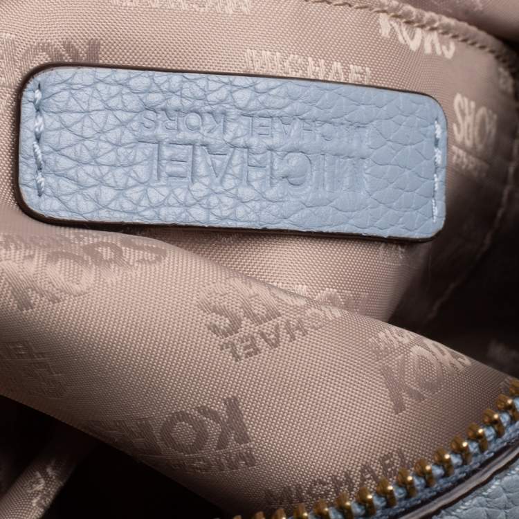 Pre Owned MICHAEL Michael Kors Blue Grained Leather Hobo