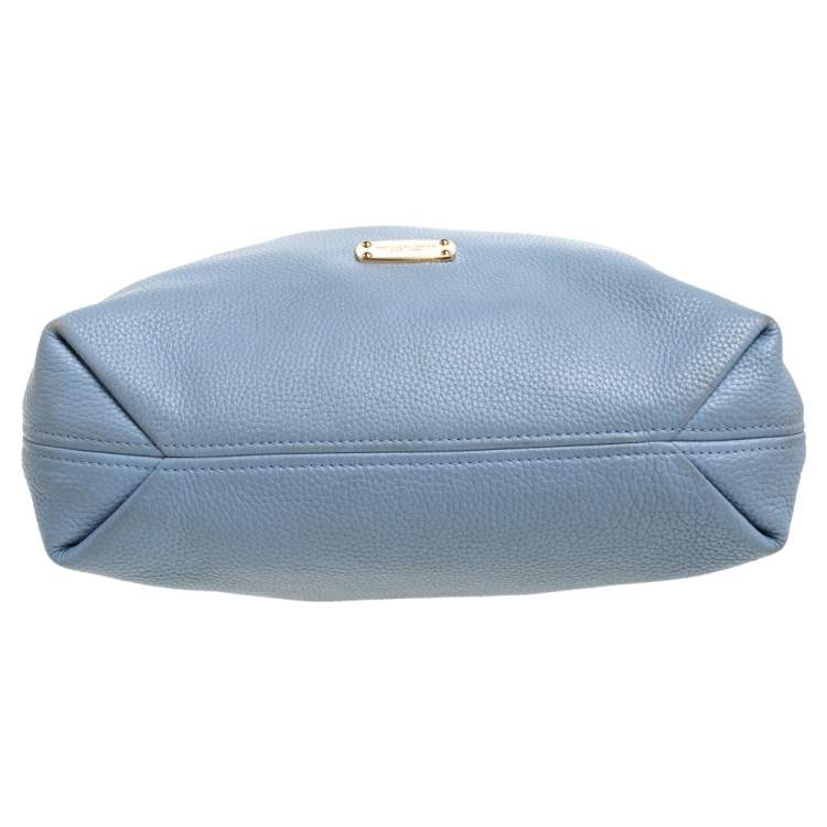 Pre Owned MICHAEL Michael Kors Blue Grained Leather Hobo
