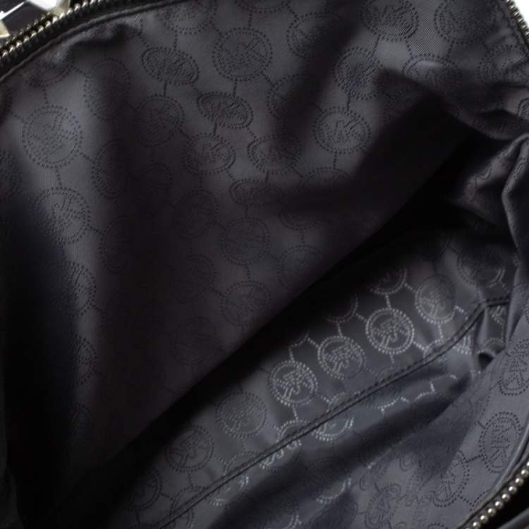 مملوكة مسبقًا MICHAEL Michael Kors Grey Soft Leather Large Florence Satchel