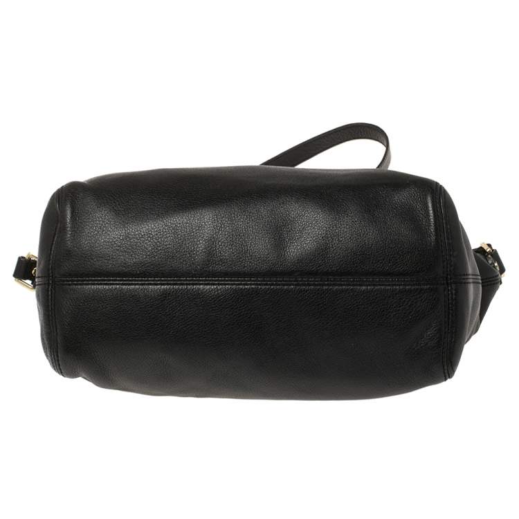 Pre Owned MICHAEL Michael Kors Black Leather Chain Shoulder Bag