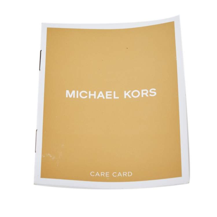 Pre Owned MICHAEL Micheal Kors Black Signature Canvas and Leather Jet Set Tote