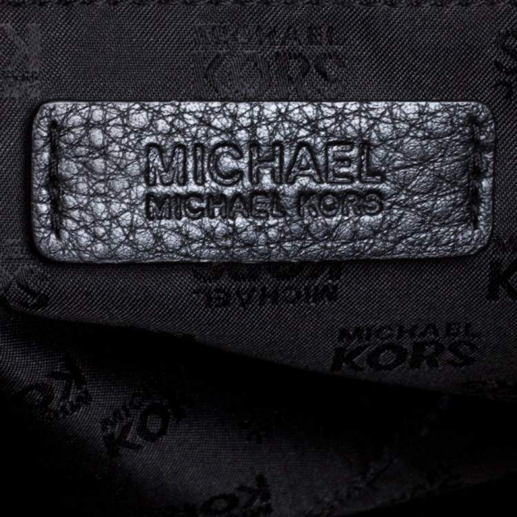 Pre Owned MICHAEL Michael Kors Black Leather Hudson Hobo 