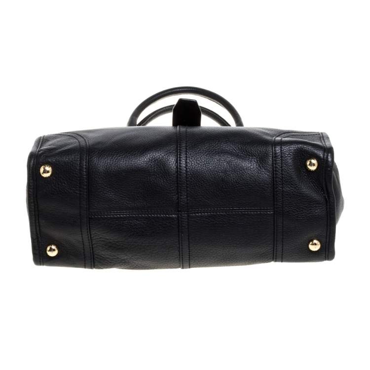 Pre Owned MICHAEL Michael Kors Black Leather Hudson Hobo 