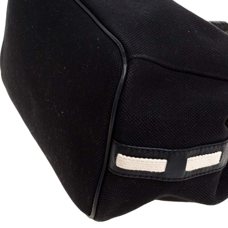 Pre Owned MICHAEL Michael Kors Black Canvas Marina Grab Tote   
