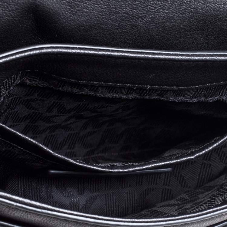 Pre Owned MICHAEL Michael Kors Black Quilted Leather Sloan Shoulder Bag