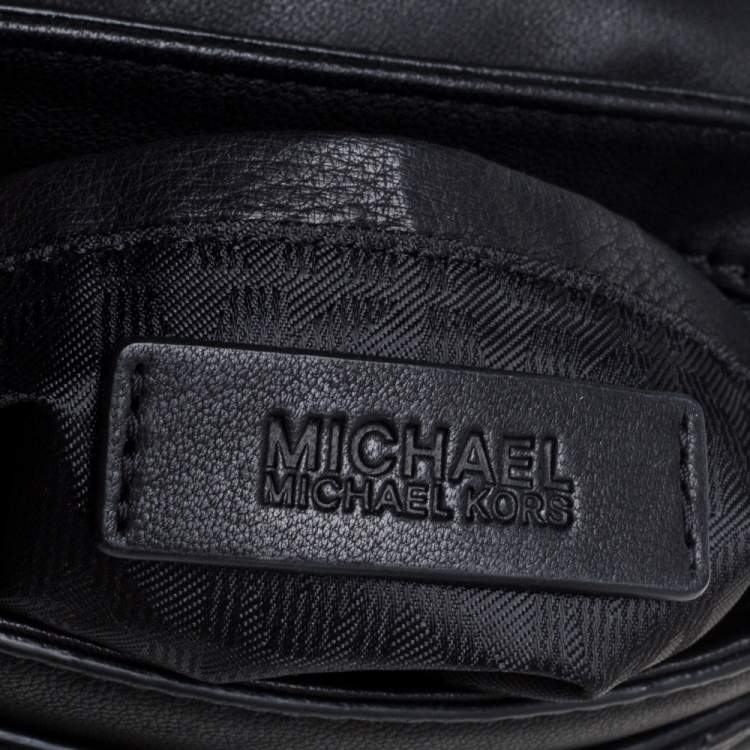 Pre Owned MICHAEL Michael Kors Black Quilted Leather Sloan Shoulder Bag