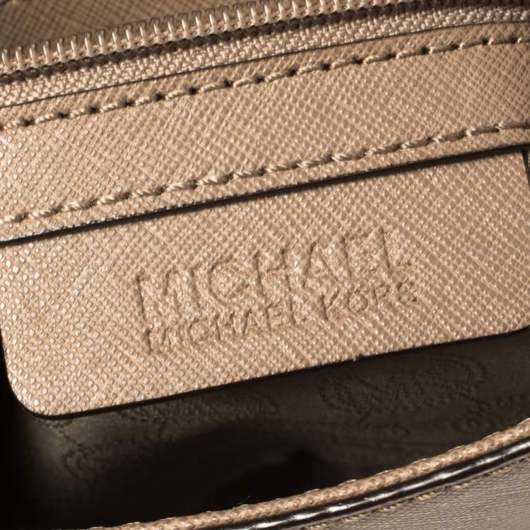 Pre Owned MICHAEL Michael Kors Brown Leather Large Hamilton Shoulder Bag