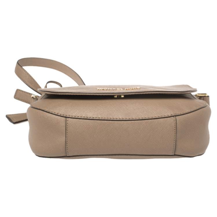 Pre Owned MICHAEL Michael Kors Brown Leather Large Hamilton Shoulder Bag