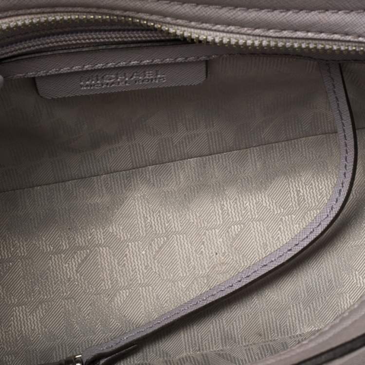Pre Owned MICHAEL Micheal Kors Lavender Leather Small Selma Crossbody Bag