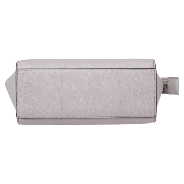 Pre Owned MICHAEL Micheal Kors Lavender Leather Small Selma Crossbody Bag