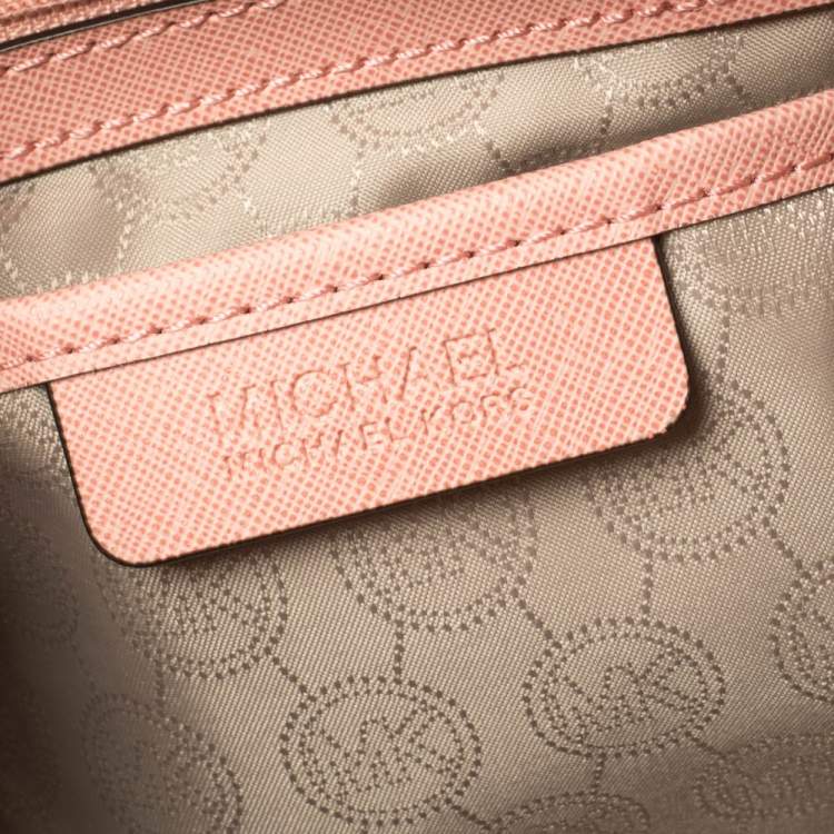 Pre Owned MICHAEL Michael Kors Pink Leather Large Selma Satchel