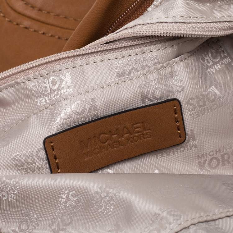 Pre Owned Michael Michael Kors Brown Leather Hobo