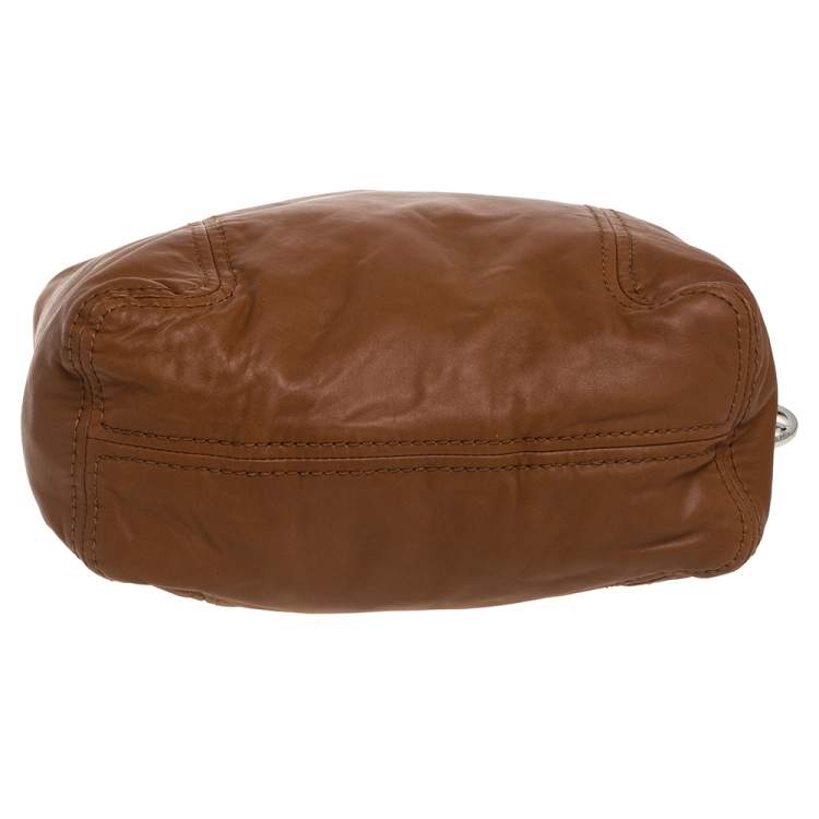 Pre Owned Michael Michael Kors Brown Leather Hobo