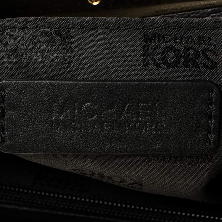 Pre Owned MICHAEL Michael Kors Black Quilted Leather Berkley Clutch