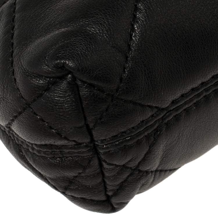 Pre Owned MICHAEL Michael Kors Black Quilted Leather Berkley Clutch