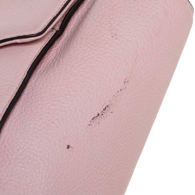 Pre Owned MICHAEL Michael Kors Pink Leather Hudson Satchel