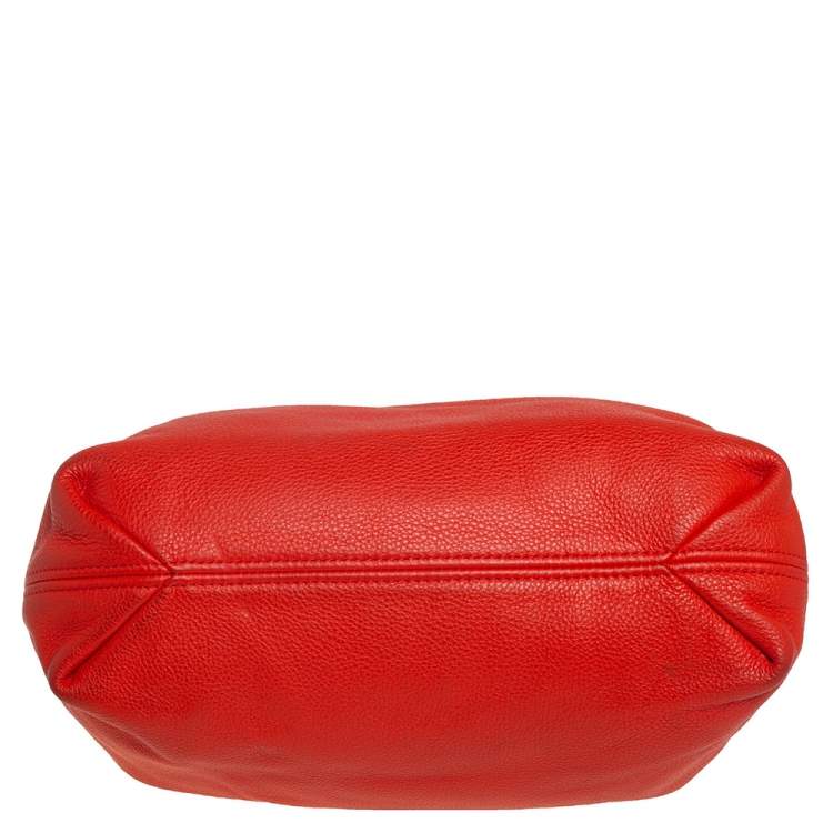 مملوكة مسبقًا MICHAEL Michael Kors Orange Leather Camden Drawstring Shoulder Bag
