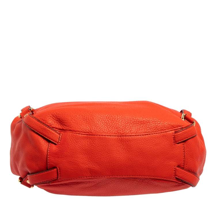 مملوكة مسبقًا MICHAEL Michael Kors Red Leather Bedford Hobo
