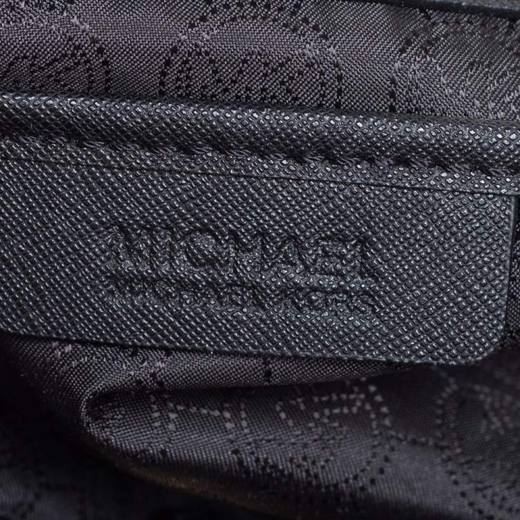 Pre Owned MICHAEL Michael Kors Black Saffiano Leather Large Cynthia Tote