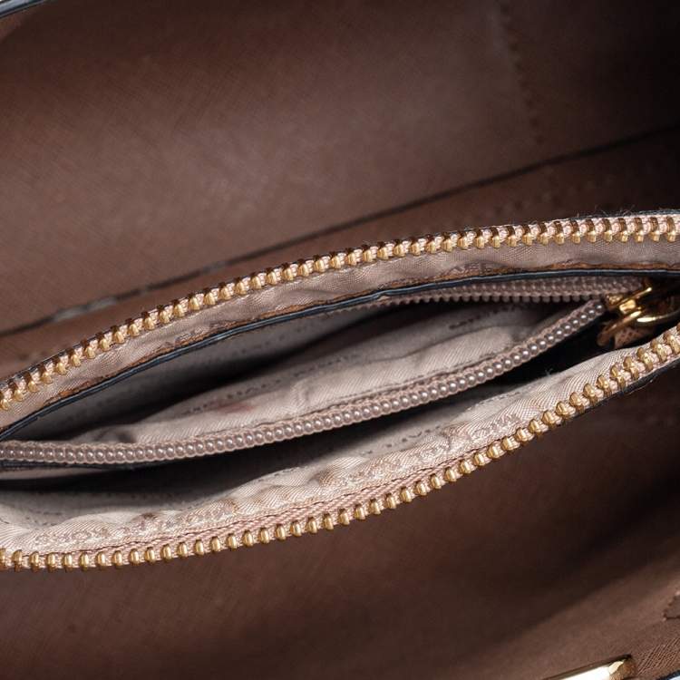 Pre Owned MICHAEL Michael Kors Black Leather Mini Mercer Tote
